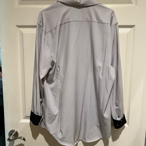 Report Collection 4X performance Stretch. Polka dot black/white with black cuff - Picture 3 of 7